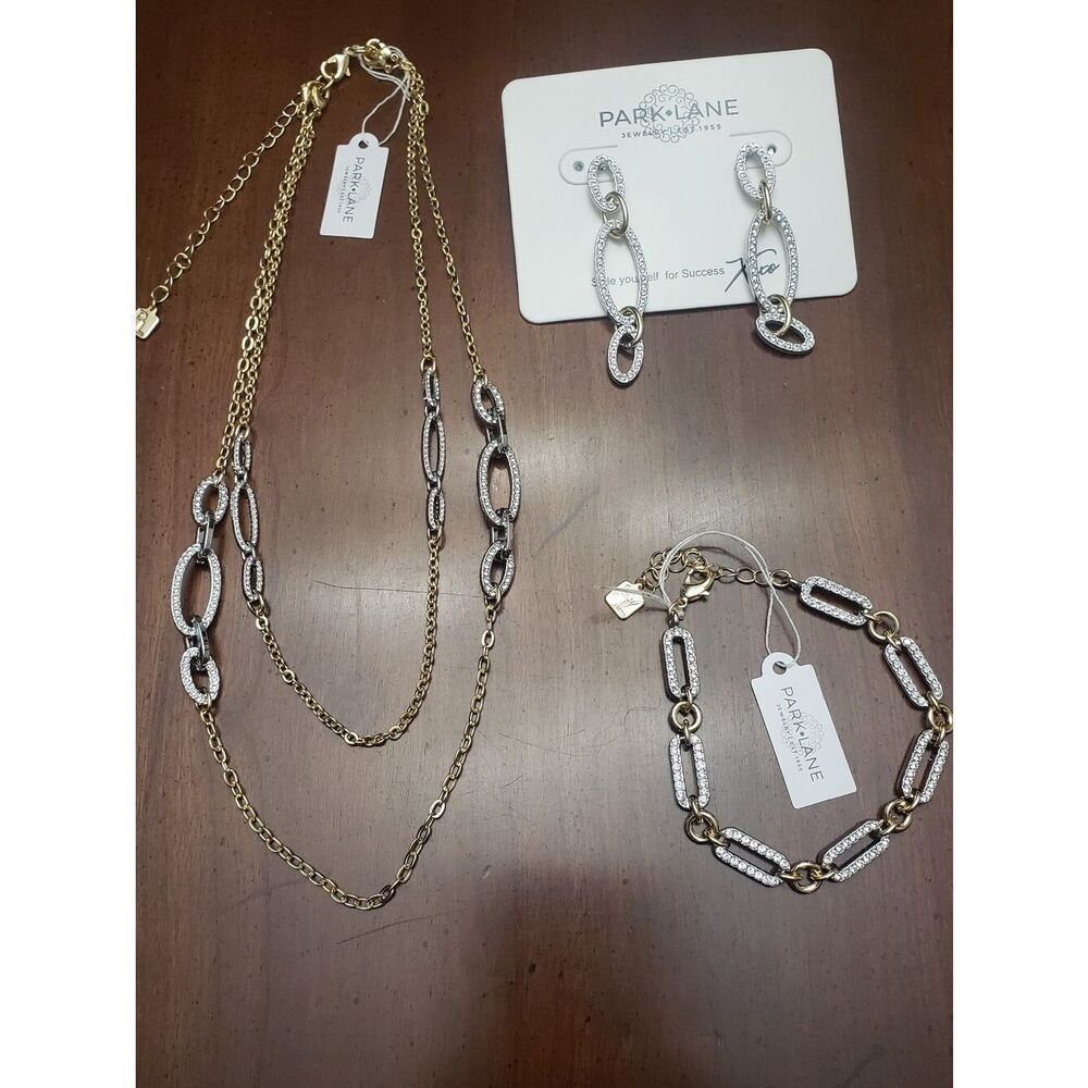 PARK LANE NWT Arctic Jewelry Set Necklace Bracelet Earrings
